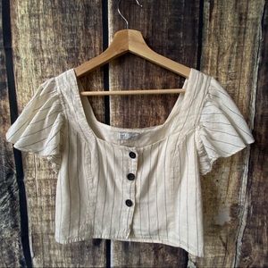 Stripped crop top